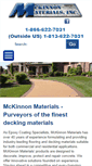 Mobile Screenshot of mckinnonmaterials.com